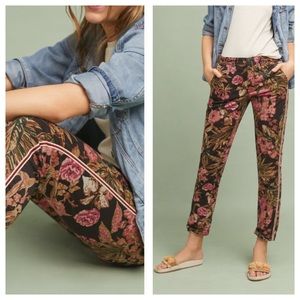 NWT Anthropologie Relaxed Printed Chino Pants 25